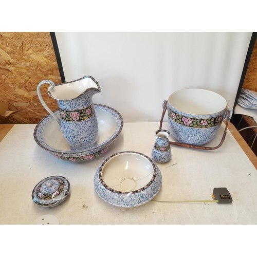 75 - Edwardian transfer print wash bowl set