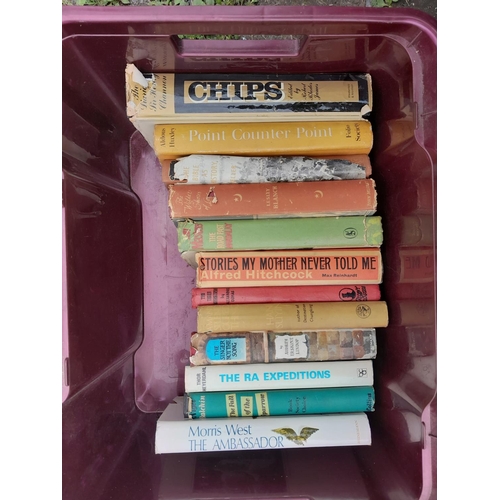 405 - Box of assorted fiction : reprint, folio & book club editions, mainly early or firsts