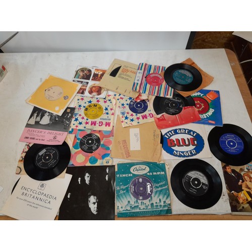 79 - Various 45 single records 1950s- 1980s