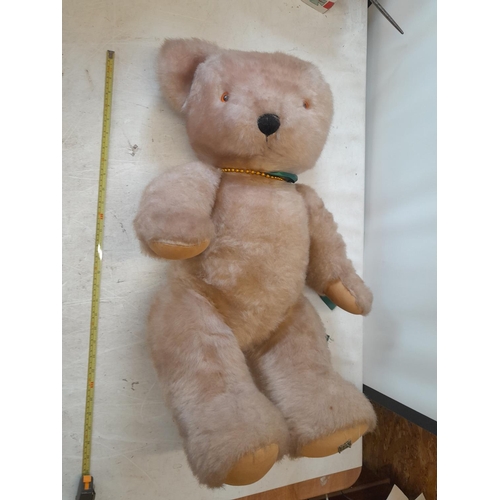81 - Large Teddy bear by Merrythought exclusively for Harrods from the 1970s