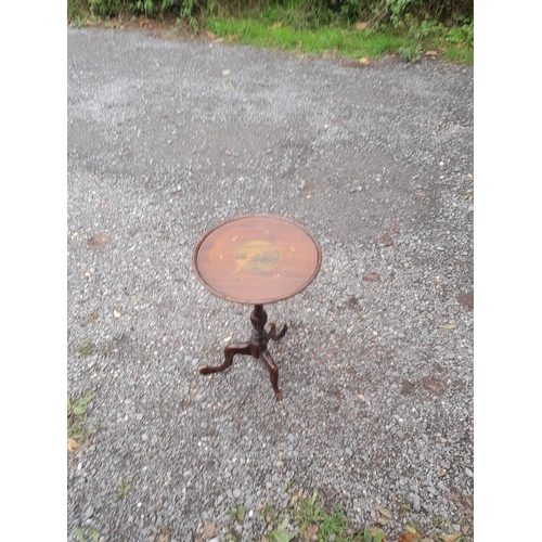 104 - Painted 19th century wine table in need of restoration