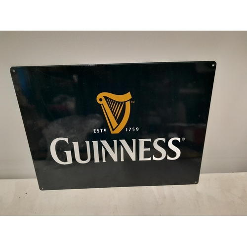 130 - Vintage style Guinness advertising tin sign