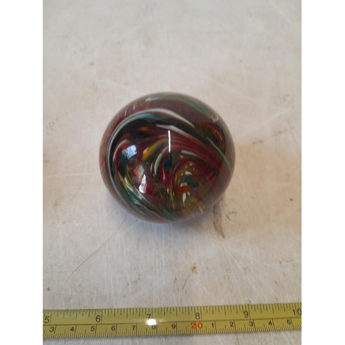 156 - Vintage glass paperweight