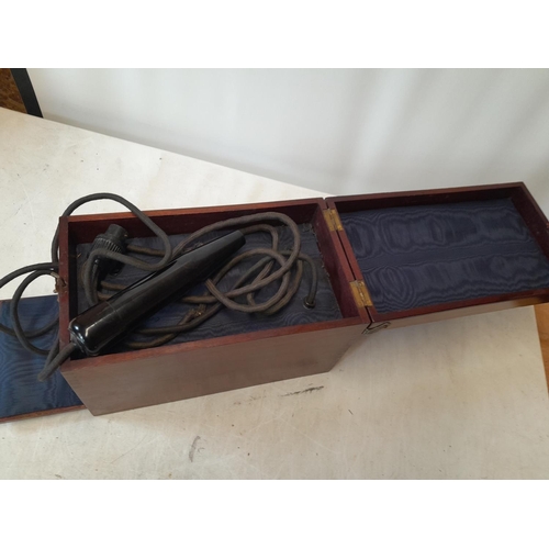 164 - Vintage tester in mahogany case