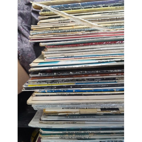 213 - Array of mixed themed vinyl records some 1970s commercial pop included