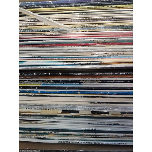 213 - Array of mixed themed vinyl records some 1970s commercial pop included