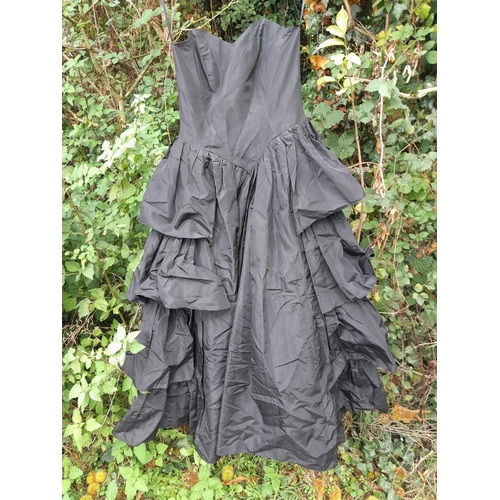 58 - Vintage black evening gown by Katerina