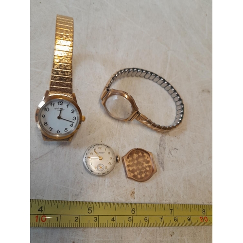 22 - Ladies Benson 9 ct gold case wristwatch and Rotary ladies  wristwatch