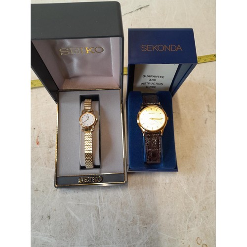 26 - Sekonda boxed gents wristwatch and Ladies Seiko watch boxed