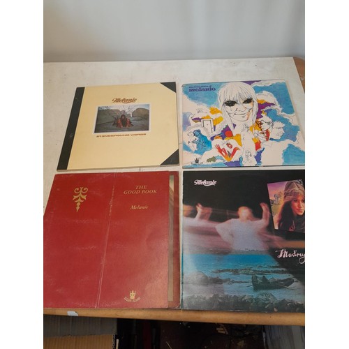 33 - 16 x vinyl record albums : Harvey Mandel, Marillion, Melanie