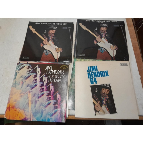 37 - 12 x vinyl record albums : Jimi Hendrix, Janis, John Mayall Blues from Laurel Canyon NOT GF