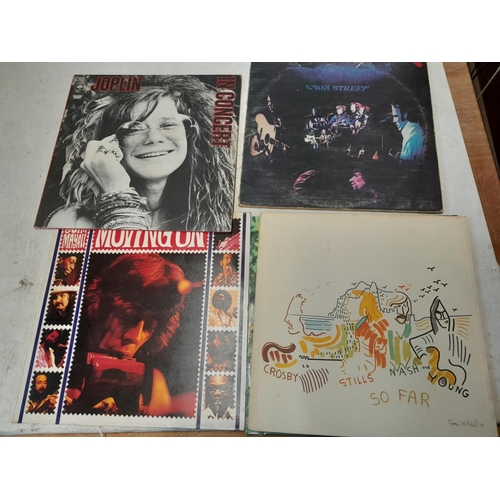 37 - 12 x vinyl record albums : Jimi Hendrix, Janis, John Mayall Blues from Laurel Canyon NOT GF