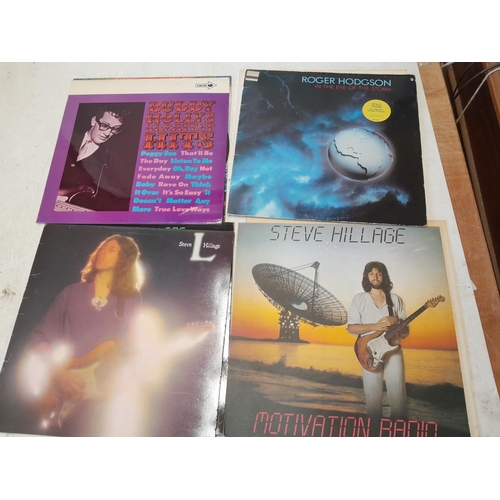 38 - 12 x vinyl record albums : Horslips , Steve Hillage Green with insert not green vinyl, HookFoot GF, ... 