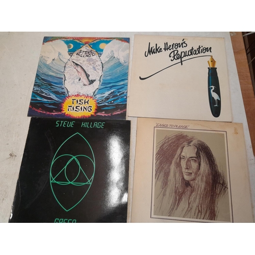 38 - 12 x vinyl record albums : Horslips , Steve Hillage Green with insert not green vinyl, HookFoot GF, ... 