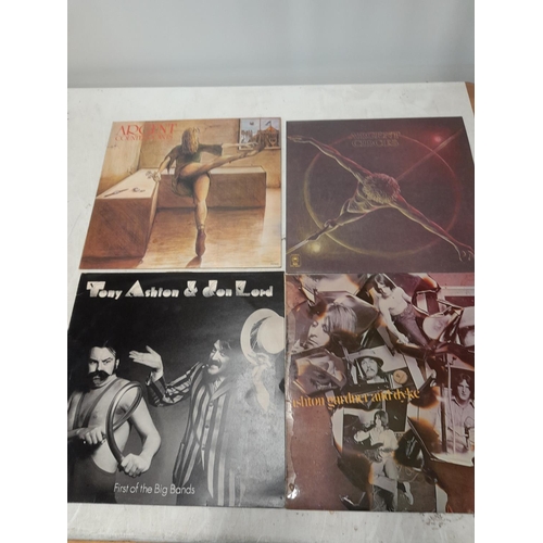 49 - 12 x vinyl record albums :  Argent, All together Now has booklet, Ashton & Lord, Ashton Gardener Dyk... 