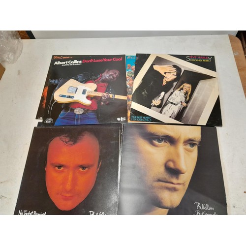 65 - 12 x vinyl record albums : Joe Cocker, Phil Collins, Creed, Couchois (rare  US press), Steve Harley,... 