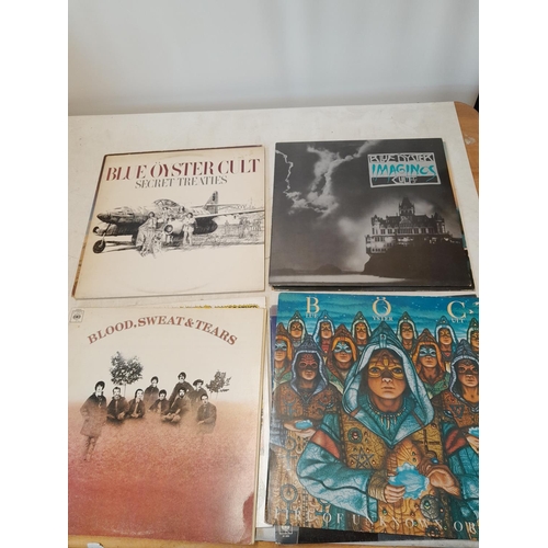 66 - 12 x vinyl record albums : Radio Stars , Blue Oyster Cult , Big Brother stereo reissue