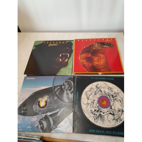 67 - 11 x vinyl record albums : Blackfoot & Black Oak Arkansas