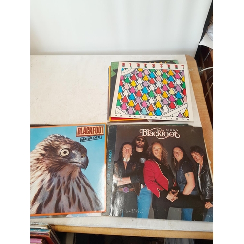 67 - 11 x vinyl record albums : Blackfoot & Black Oak Arkansas