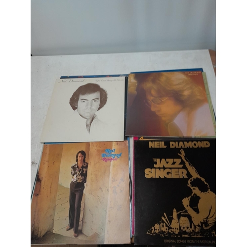 69 - 12 x vinyl record albums :  Neil Diamond, Dire Straits, Dr Hook, Donovan, Dokken Under Lock and Key ... 