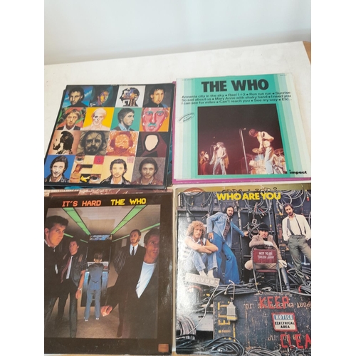 71 - 9 x vinyl record albums : The Who : self titled comp French press, My Generation Polydor reissue GF,... 