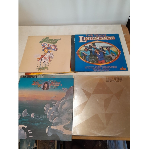 78 - 11 x vinyl record albums : Lee & Levre, Alvin Lee, Lindisfarne, Lone Star, , John Lodge, Lynard Skyn... 