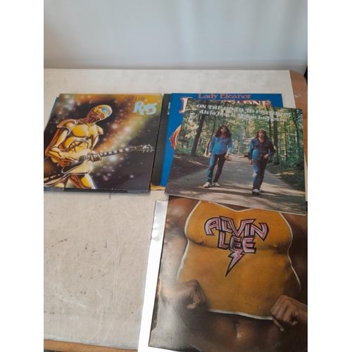 78 - 11 x vinyl record albums : Lee & Levre, Alvin Lee, Lindisfarne, Lone Star, , John Lodge, Lynard Skyn... 