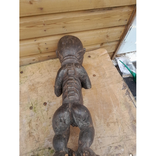 103 - Late 19th / early 20th century carved wooden West African Ancestor figure