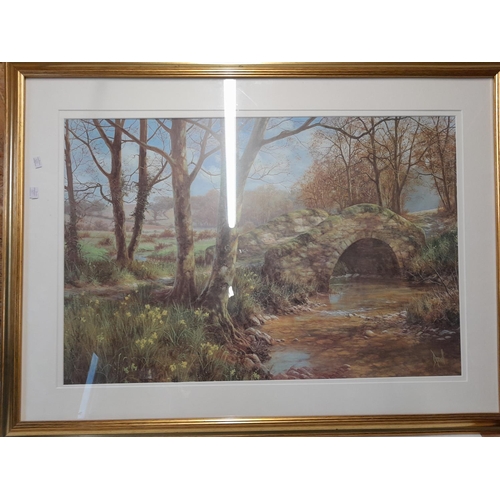 97 - Large print of Country river scene