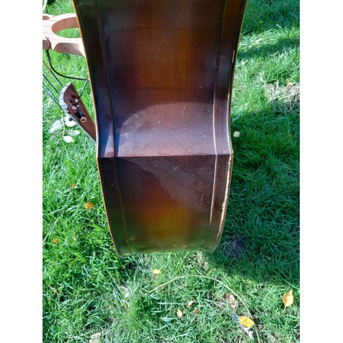 114 - Carlo Giodano double bass with bow and stand