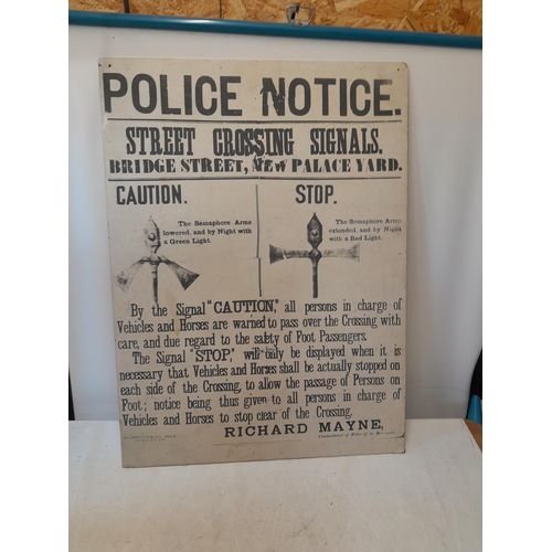 116 - Various pictures prints, mirror, marine oil on canvas early - mid 20th century, Police sign reproduc... 