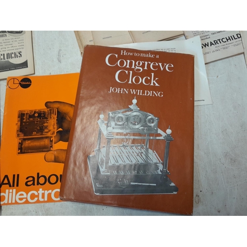 122 - Various volumes and periodicals all having horology interest : How to make a Congreve Clock by J Wil... 