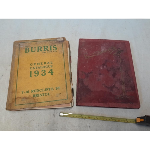 129 - 2 x hardback volumes, of automobolia theme : Burris of Bristol 1934 General catalogue, Wholesale Fac... 