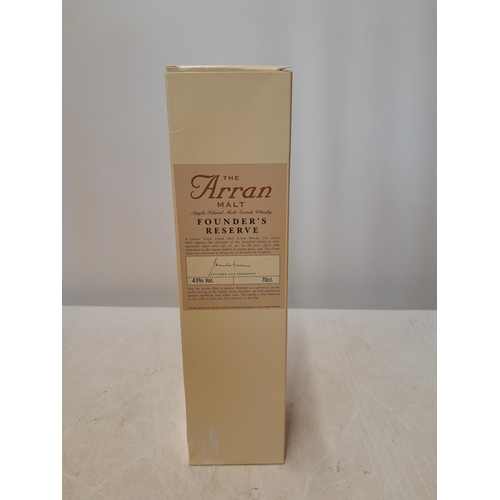 162 - Single bottle of Arran Distilleries Single Malt Founders reserve blended whisky in box of issue