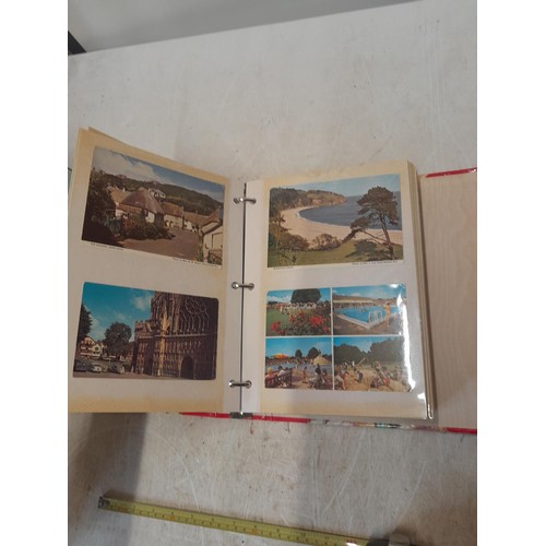 168 - Postcards : approx 188 foreign and British multithematic cards in a photograph album, condition vari... 