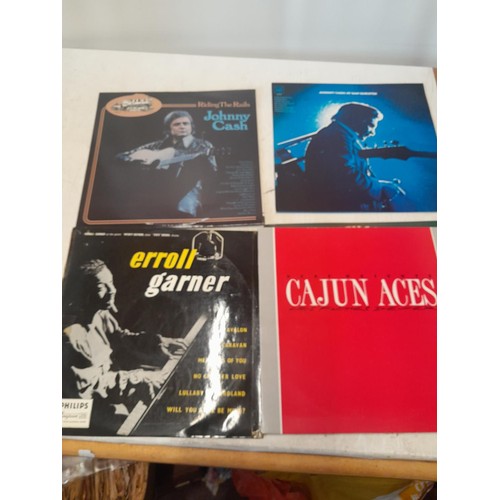 179 - Various vinyl record albums : jazz, Cajun and pop