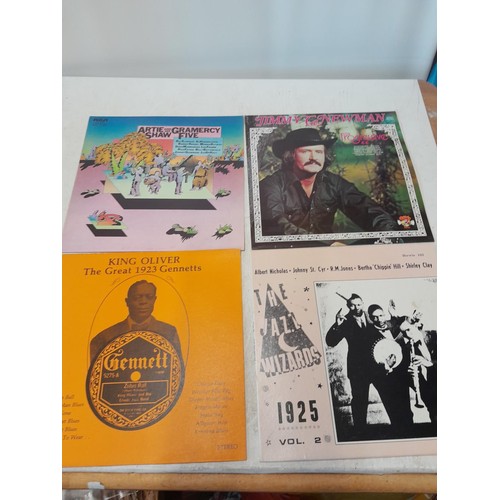 179 - Various vinyl record albums : jazz, Cajun and pop