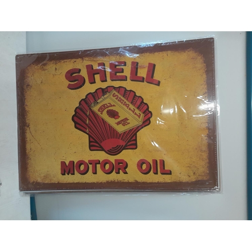 190 - Vintage STYLE painted advertising sign 70 cms x 50 cms :