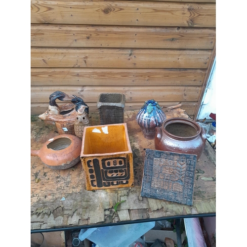 238 - Various pieces of studio pottery