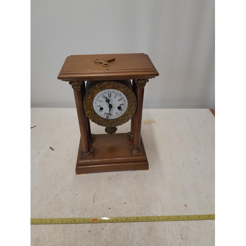 262 - Early 20th century striking mantle clock