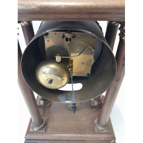 262 - Early 20th century striking mantle clock