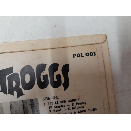 286 - 2 x vinyl record albums : The Troggs : Trogglodynamite Page One POL 001 needs a very good clean, lig... 