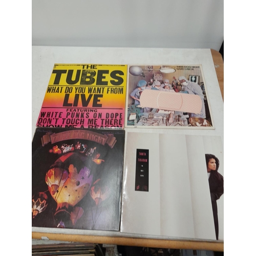 287 - 12 x vinyl record albums : The Tubes double album, Tobruk, Three Dog Night Around the World GF, Toto... 