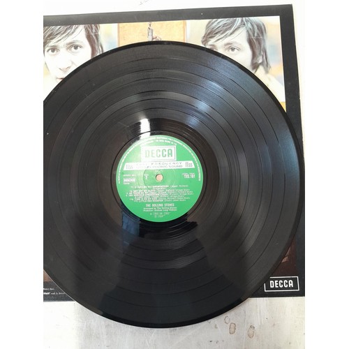 297 - 2 x Rolling Stones vinyl record alums : Big Hits TXS 101 green Boxed DECCA label GF with inner stapl... 