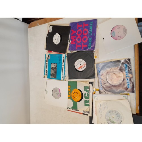 307 - Assorted Ex DJ record singles, commercial pop from the 1960s - late 1980s