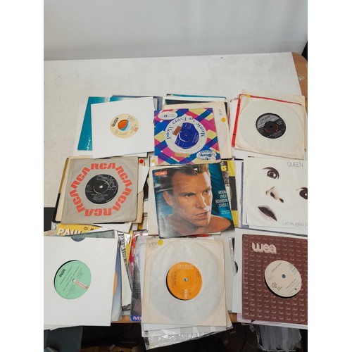 307 - Assorted Ex DJ record singles, commercial pop from the 1960s - late 1980s