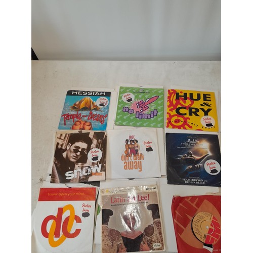 308 - Assorted Ex DJ record singles, commercial pop from the 1960s - late 1980s