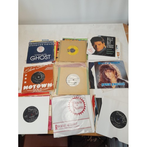 308 - Assorted Ex DJ record singles, commercial pop from the 1960s - late 1980s