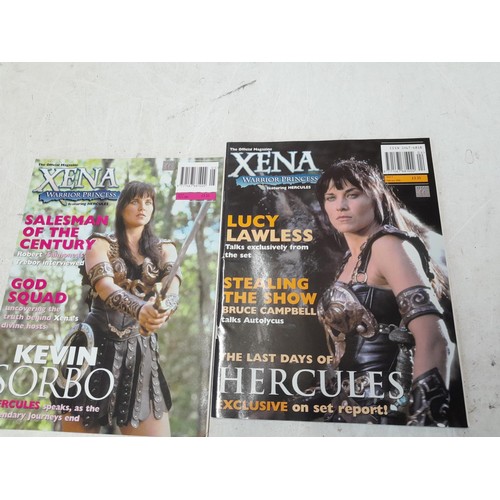 333 - Complete run of Xena magazines including double First Edition