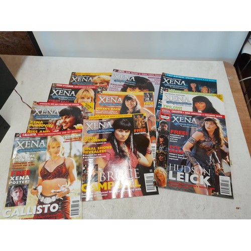 333 - Complete run of Xena magazines including double First Edition